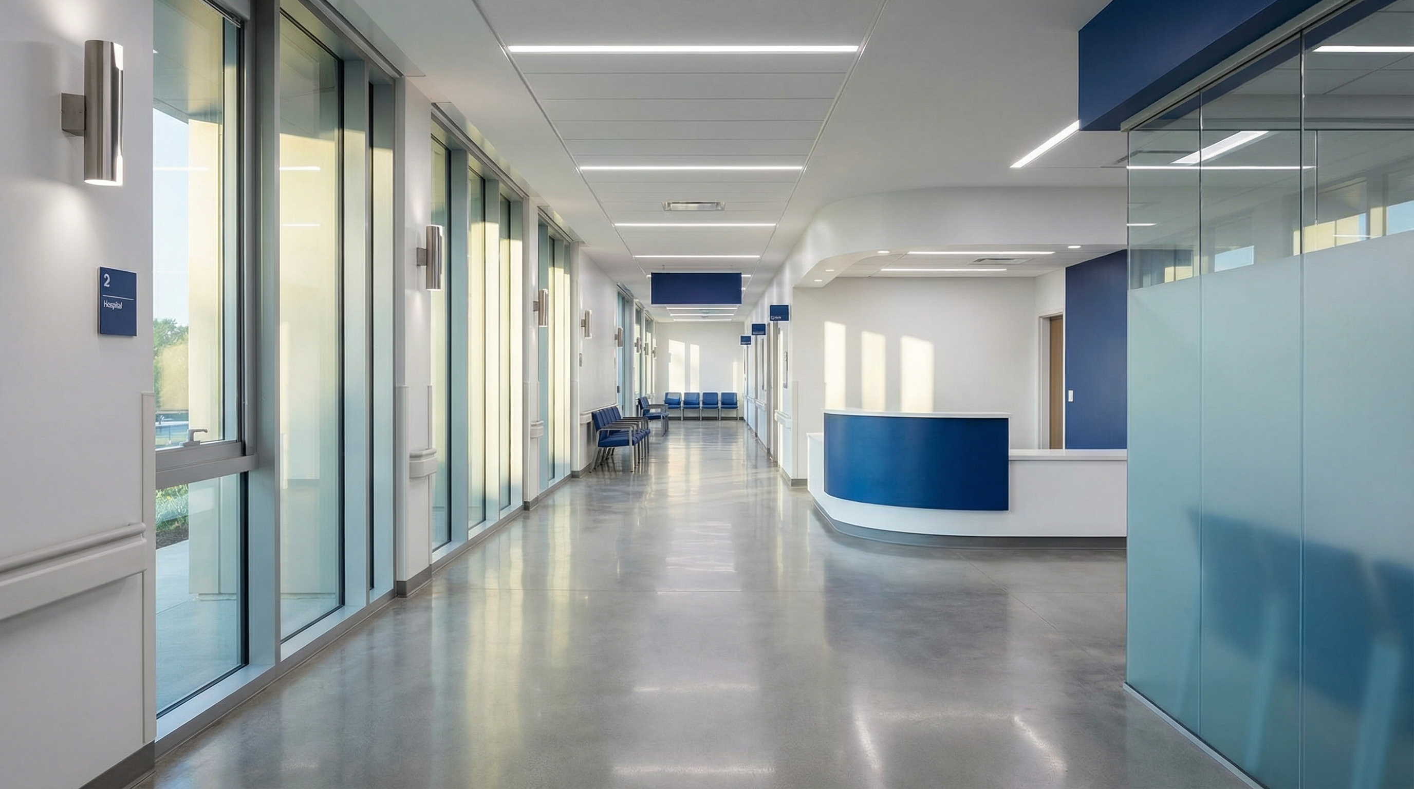 Hospital moderno em Ribeirão Preto